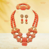 coral jwellery red
