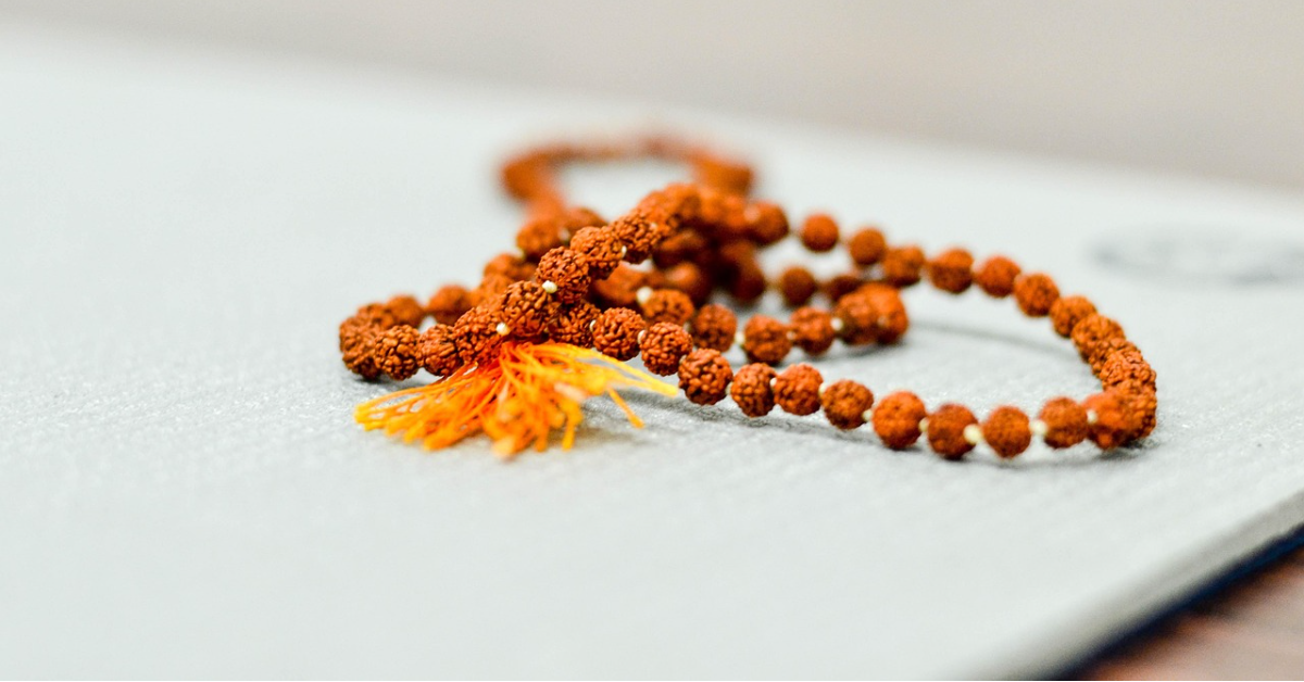 brown color rudrakhsha beads