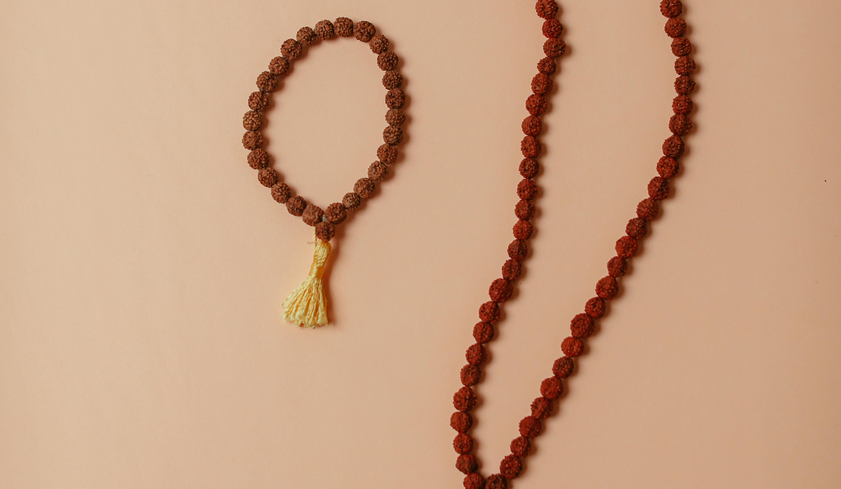 brown color rudraksha beads