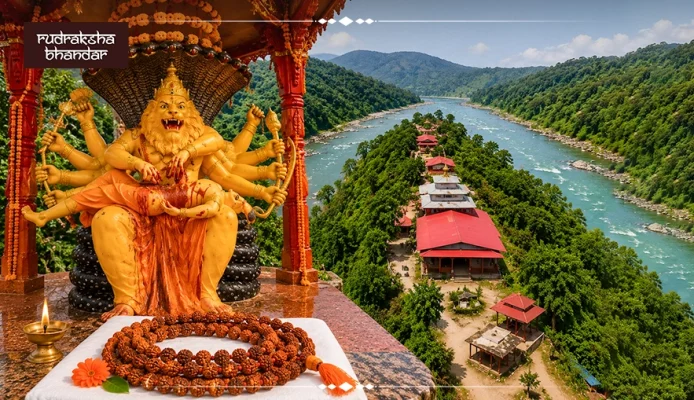 Narsingh Dham temple in Nepal dedicated to Lord Vishnu with sacred Rudraksha significance