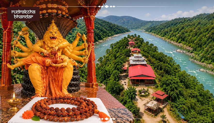 Narsingh Dham temple in Nepal dedicated to Lord Vishnu with sacred Rudraksha significance